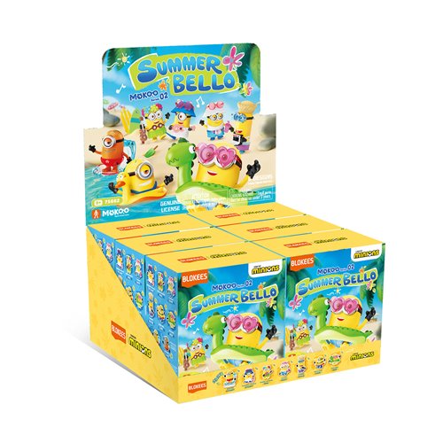 Minions Mokoo 02 Summer Bello Blind Box Mini Model Kit