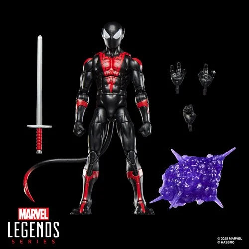 Uncanny Spider-Man (Nightcrawler) Spider-Man Marvel Legends Retro Cardback 6-Inch Action Figures 2026