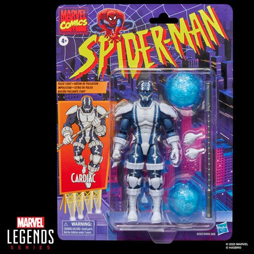 Cardiac Spider-Man Marvel Legends Retro Cardback 6-Inch Action Figures 2026