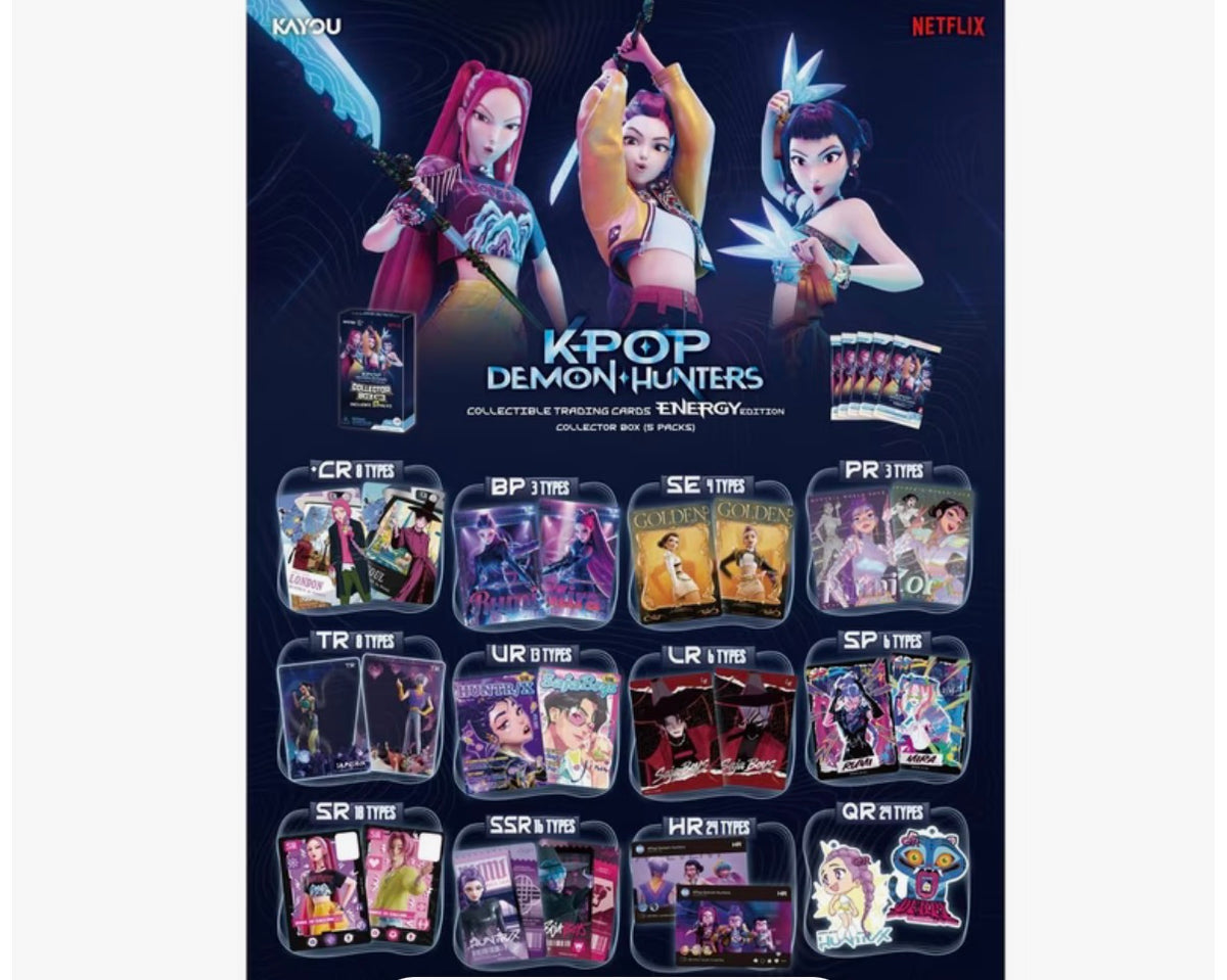 KPop Demon Hunters World Tour Energy Edition Series 1 Collectible Trading Cards