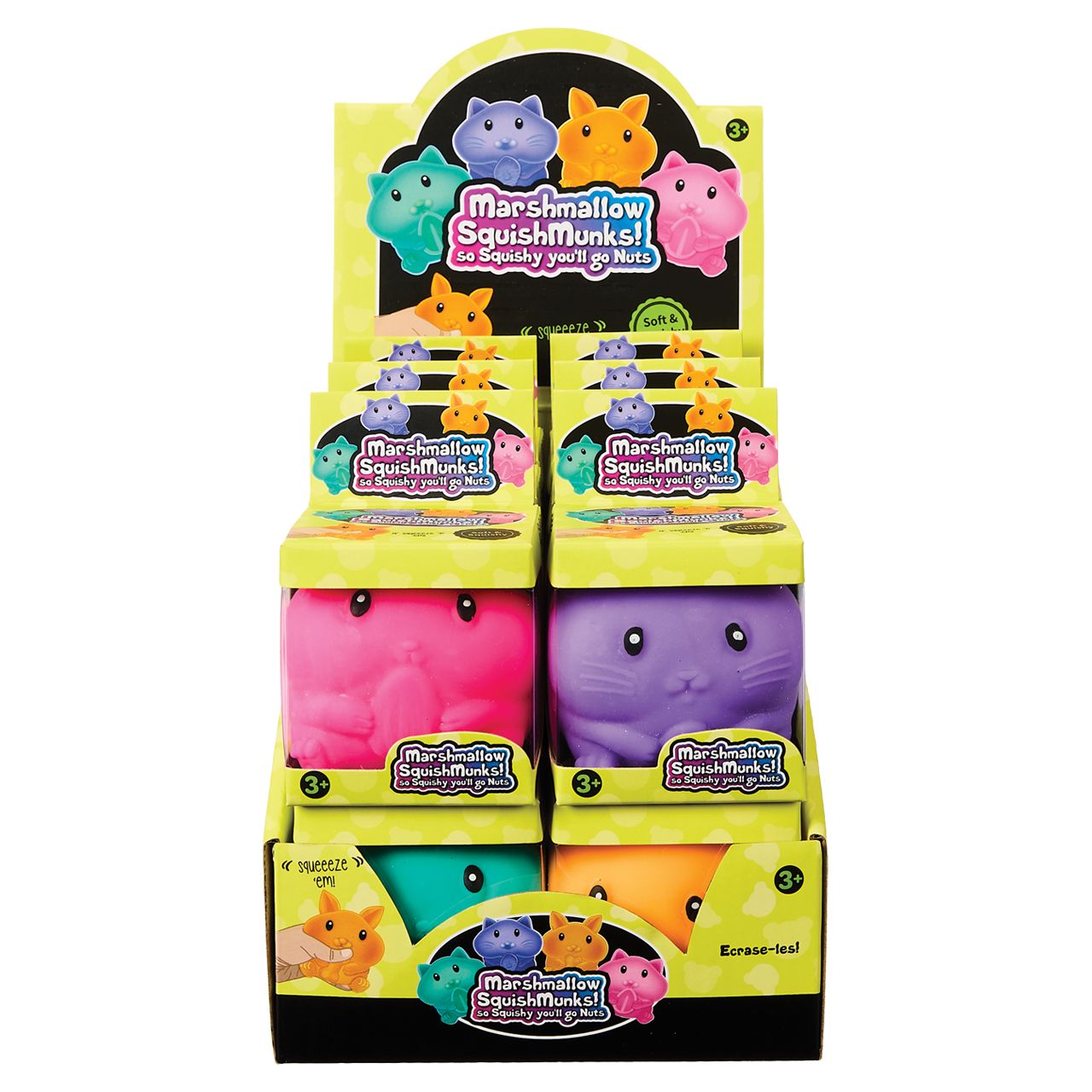 Marshmallow SquishMunks 2.5”
