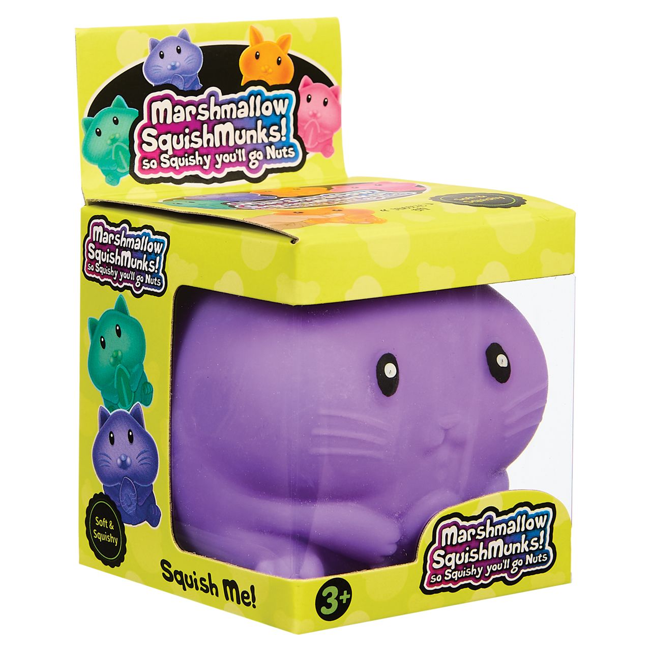 Marshmallow SquishMunks 2.5”